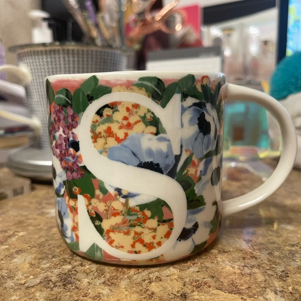 Anthropologie colorful floral